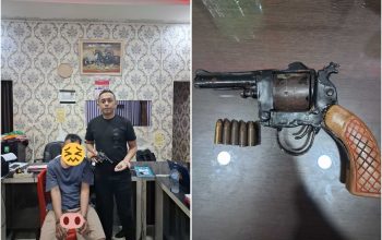 Satgas Ops Senpi Polres OKU Timur Amankan Pria Diduga Simpan S3nj4ta Ap! Rakitan dan Amunisi