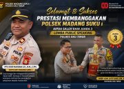 Kapolsek Madang Suku I Apresiasi Prestasi Aipda Saleh Raih Juara III Public Speaking Polres OKU Timur