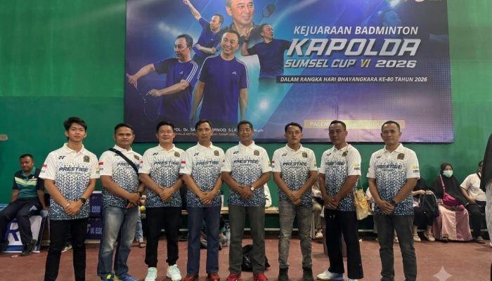 Semangat Bhayangkara Menggelora, Tim Bulutangkis Polres OKU Timur Bidik Prestasi di Turnamen Polda Sumsel