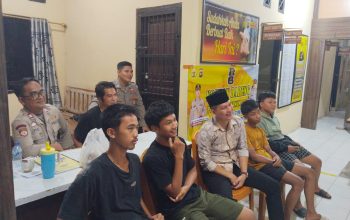Polsek Buay Pemuka Peliung Gelar Nobar Perempat Final Piala Dunia 2026 Bersama Masyarakat