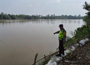 Polsek Madang Suku I Pantau Debit Sungai Komering, Kondisi Air Dipastikan Aman dari Ancaman Banjir