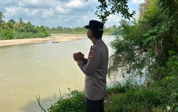 Polsek BP Peliung Pastikan Kondisi Sungai Komering Aman, Debit Air Berangsur Normal Pascahujan