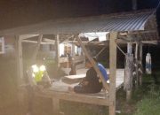 Polsek Madang Suku I Pantau Ronda Malam Warga, Perkuat Sinergi Jaga Keamanan Lingkungan