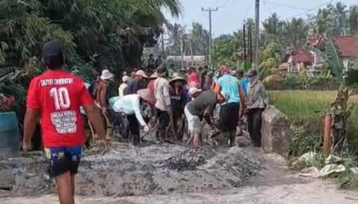 Jembatan Tulung Harapan Ditutup Sementara, Pengendara Dialihkan Melalui Jalur Alternatif
