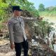 Debit Air Sungai Komering Berangsur Normal, Polsek BP Peliung Pastikan Permukiman Warga Tetap Aman