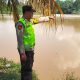 Debit Sungai Komering Surut, Polsek Madang Suku I Pastikan Wilayah Rawan Banjir Masih Aman