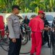 Pastikan Ketersediaan BBM Bersubsidi, Polsek Madang Suku I Lakukan Monitoring SPBU Tebing Sari