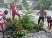 Polsek Buay Pemuka Peliung Gelar Program BELIDA, Wujudkan Lingkungan Kerja Bersih dan Nyaman