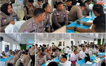 Polres OKU Timur Ikuti Audit Kinerja Itwasum Polri di Polres OKI