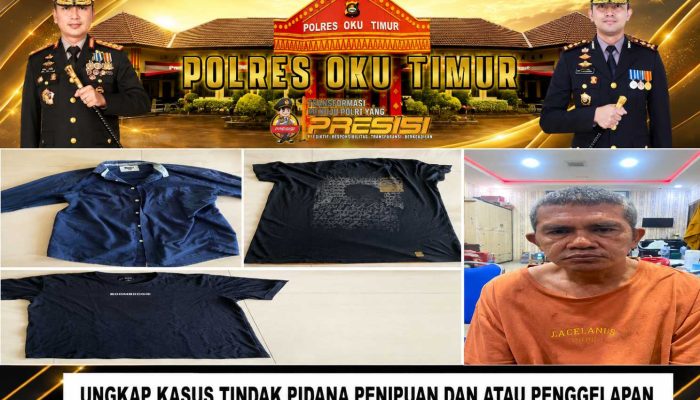 Polisi OKU Timur Tangkap Pria yang Diduga Bawa Kabur Motor Warga dengan Modus Mengaku Petugas Lapas