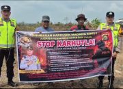 Polsek Madang Suku I Ingatkan Warga Bahaya Karhutla, Pelaku Pembakaran Lahan Terancam Sanksi Pidana