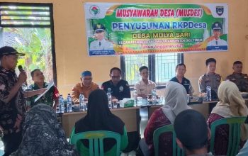 Musdes Desa Mulya Sari Bahas Rencana Pembangunan dan Prioritas Anggaran Tahun 2026