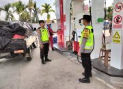 Pastikan Ketersediaan BBM Aman, Polsek Madang Suku I Pantau SPBU