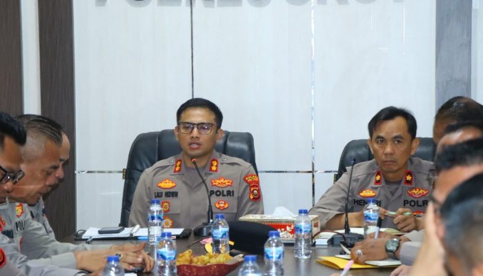 Anev Kinerja dan Karhutla, Kapolres OKU Timur Tekankan Respons Cepat Laporan Masyarakat