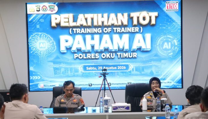 Tingkatkan Literasi Teknologi, Bag SDM Polres OKU Timur Latih Personel Kuasai AI