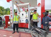 Pastikan Distribusi BBM Aman, Polsek Madang Suku I Pantau Aktivitas SPBU Tebing Sari