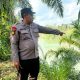 Debit Sungai Komering Berangsur Normal, Polsek BP Peliung Pastikan Permukiman Warga Tetap Aman
