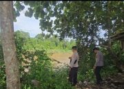 Debit Sungai Komering Berangsur Normal, Polsek Buay Pemuka Peliung Terus Pantau Kawasan Rawan Banjir
