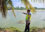 Sungai Komering Surut, Polsek Madang Suku I Tetap Pantau Wilayah Rawan Banjir