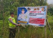 Cegah Curanmor, Polsek Madang Suku I Ingatkan Warga Tingkatkan Kewaspadaan