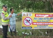 Polsek Madang Suku I Imbau Warga Waspada Saat Beraktivitas di Sungai