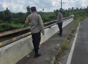 Cegah Banjir, Polsek BP Peliung Pantau Debit Sungai Komering di Sejumlah Titik Rawan