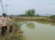 Polsek BP Peliung Cek Kondisi Embung di Desa Banumas, Pastikan Berfungsi Optimal