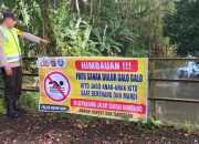 Polsek Madang Suku I Ingatkan Warga Tak Mandi di Sungai, Cegah Kecelakaan Air