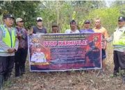 Polsek Madang Suku I Gencarkan Imbauan Karhutla, Warga Diminta Tak Membakar Lahan Sembarangan