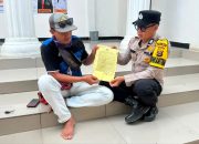 Cegah Karhutla, Bhabinkamtibmas BP Peliung Ingatkan Warga Bahaya Buka Lahan dengan Cara Dibakar