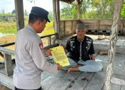 Bhabinkamtibmas BP Peliung Gencarkan Imbauan Karhutla, Warga Diingatkan Ancaman Pidana