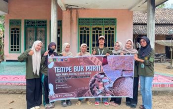 KKN 11 UNUHA Kenalkan Potensi UMKM Tempe Ibu Parti di Desa Suka Mulya