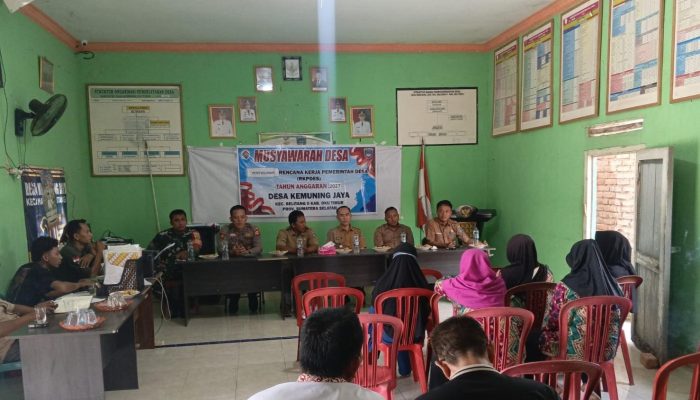 Musrenbangdes Kemuning Jaya Tetapkan Sejumlah Prioritas Pembangunan untuk RKPDes 2027