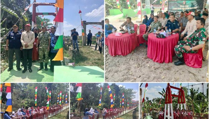 Jembatan Gantung Mengulak Diresmikan, Warga Kini Punya Akses Penghubung yang Lebih Mudah