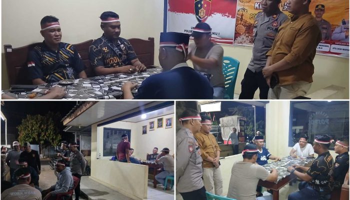 Semarak HUT ke-81 RI, Polsek Madang Suku I Gelar Lomba Gaple Bersama Warga Tulus Ayu