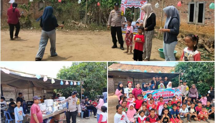 Semarak HUT ke-81 RI, Bhabinkamtibmas Polsek Madang Suku I Bersama Warga Harjo Mulyo Gelar Beragam Lomba