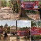 Cegah Karhutla, Bhabinkamtibmas Madang Suku I Pasang Banner dan Edukasi Warga Pandansari