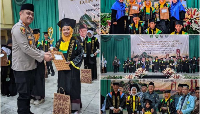 Wisuda Akbar BKPRMI OKU Meriah, Dua Santri TPA Al Jihadul Hijrah Raih Juara I dan II