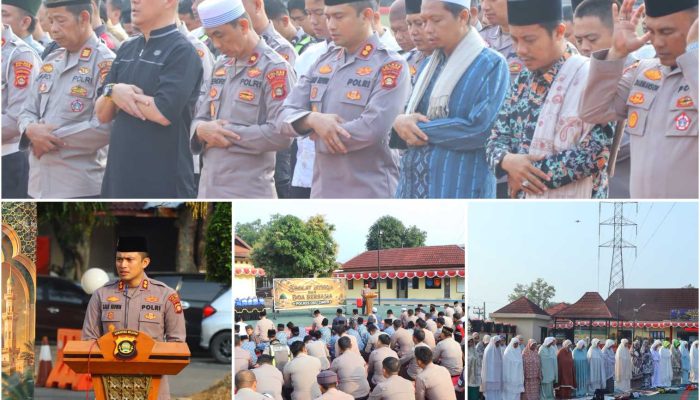 Polres OKU Timur Gelar Salat Istisqa, Doa Bersama Memohon Hujan dan Cegah Karhutla