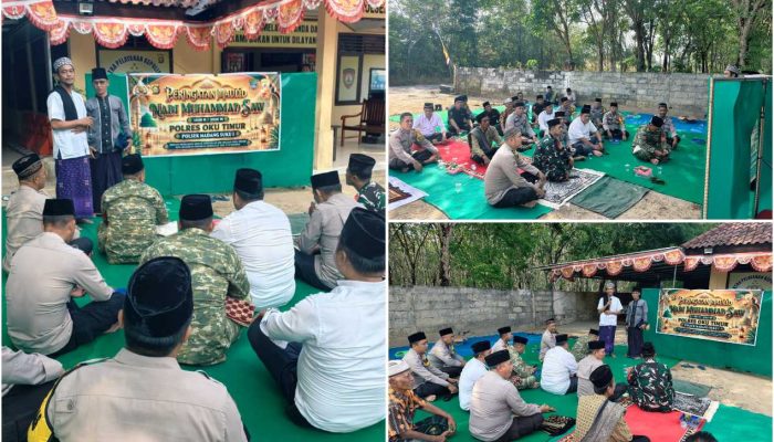 Maulid Nabi di Mapolsek Madang Suku I Jadi Momentum Perkuat Keteladanan dan Pengabdian