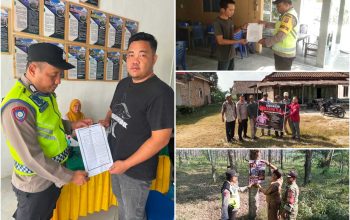 Sat Binmas Polres OKU Timur Gencarkan Sosialisasi Karhutla, Warga Diingatkan Ancaman Pidana dan Denda