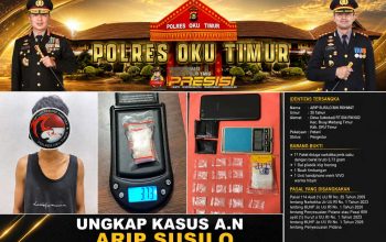 Satres Narkoba Polres OKU Timur Amankan 17 Paket Sabu di Buay Madang Timur