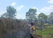 Respon Cepat Notifikasi Aplikasi Stop Karhutla, Polsek Madang Suku I Lakukan Cek Lapangan di Lokasi Hotspot