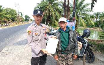 Polsek Buay Madang Gencarkan Sosialisasi Cegah Karhutla, Dua Kegiatan Digelar