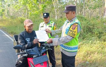 Cegah Karhutla, Polsek Madang Suku I Gencarkan Sosialisasi Larangan Bakar Lahan