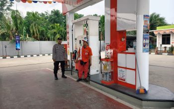 Pantau Aktivitas SPBU, Polsek Madang Suku I Lakukan Pengecekan Rutin