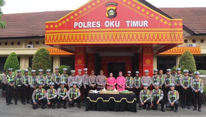 HUT Lalu Lintas Bhayangkara ke-71, Kapolres OKU Timur Tekankan Pelayanan Humanis dan Keselamatan Berlalu Lintas
