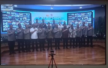 Polres OKU Timur Ikuti Launching SPMB SMA Kemala Taruna Bhayangkara Secara Virtual
