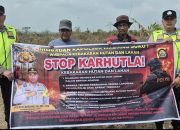 Polsek Madang Suku I Ingatkan Warga, Pembakaran Hutan dan Lahan Bisa Berujung Pidana
