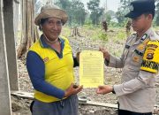 Cegah Karhutla, Polsek BP Peliung Ingatkan Warga Tak Bakar Lahan